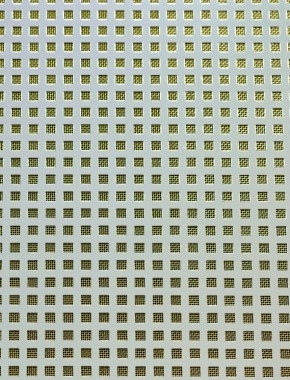 Chartham Silver anodised 2 X 1m with brass backing mesh cut to size 1