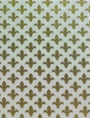 Fleur De Lys Silver anodised 2 X 1m with brass backing mesh cut to size 1
