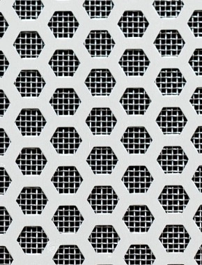 Honeycomb Silver anodised 2 X 1m with stainless backing mesh cut to size 0