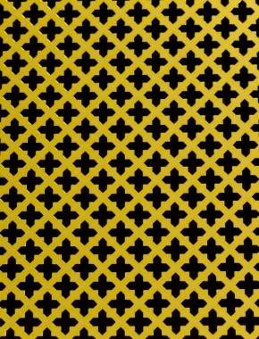 Fancy Cross Gold anodised 2 X 1m with no backing mesh 1