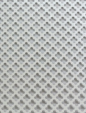 Large Club Silver anodised 1X1m with black backing mesh 1