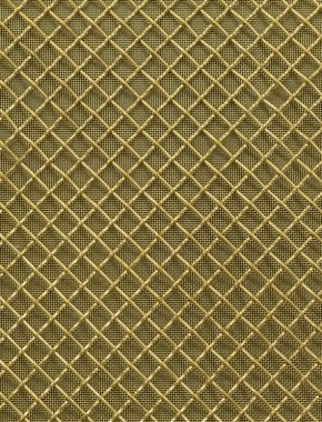 Crimped mesh 2 X 1 12.5 X 12.5 BRASS2.5 DIAMONDBRASSmesh 1