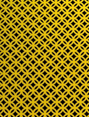Inner Circle Gold anodised 1X1m with no backing mesh cut to size 1