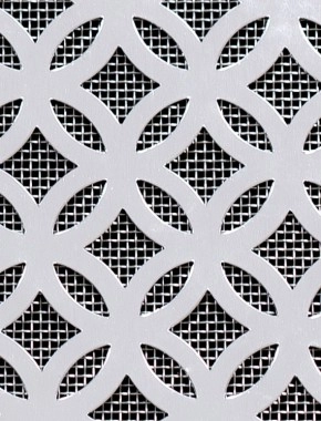 Inner Circle Silver anodised 2 X 1m with stainless backing mesh cut to size 0