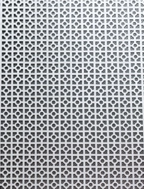 Moroccan Silver anodised 1X1m with stainless backing mesh cut to size 1