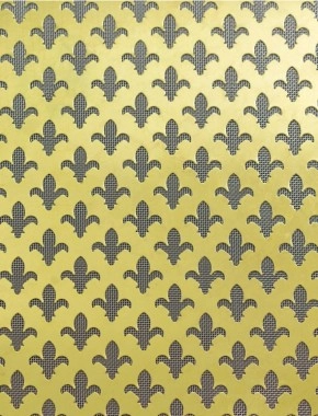 Fleur De Lys brass 1X.665m with stainless backing mesh cut to size 1