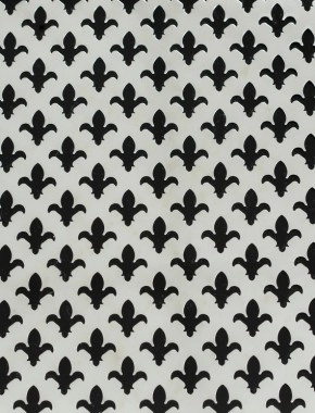 Fleur De Lys stainless 1X.665m with no backing mesh 1