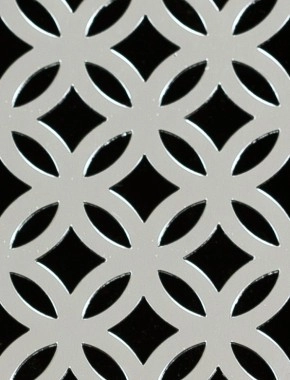Inner Circle Silver anodised 2 X 1m with no backing mesh 0