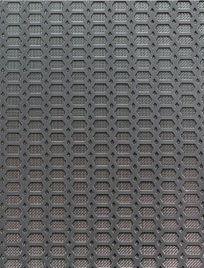 Slot & Diamond pewter 1X.665m with stainless backing mesh cut to size 1