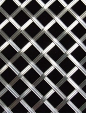Hand Made Decorative 13mm ap4.7mm reededsquarealuminiumnobacking