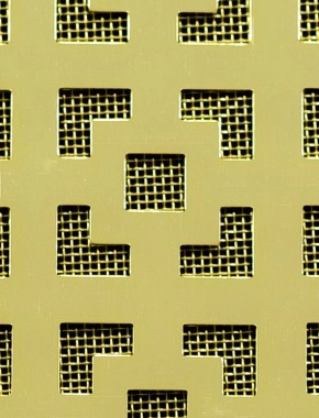 Dymchurch Gold anodised 2 X 1m with brass backing mesh cut to size