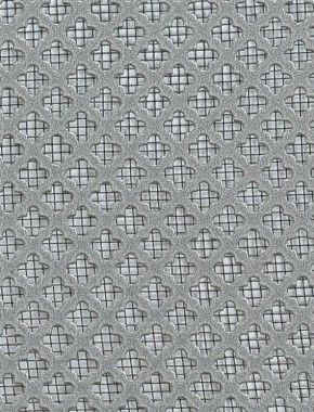 Fancy club pewter 1X.665m with black backing mesh cut to size 0