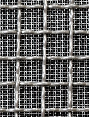 Crimped mesh 2 X 1 15 X 15 SS3042.3 SQUARESTAINLESS STEELmesh cut to size