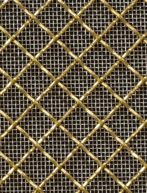 Crimped mesh 2 X 1 10X10 BRASS1.5 DIAMONDSTAINLESS STEELmesh Crimped mesh 2 X 1 10X10 BRASS1.5 DIAMONDSTAINLESS STEELmesh