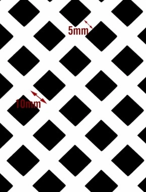 Lattice pewter 2 X 1m with no backing mesh cut to size 2