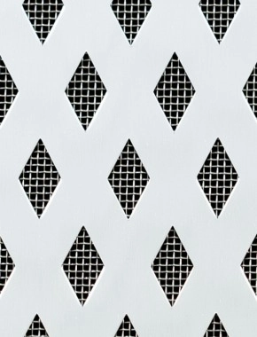 Small Diamond Silver anodised 2 X 1m with stainless backing mesh cut to size 0