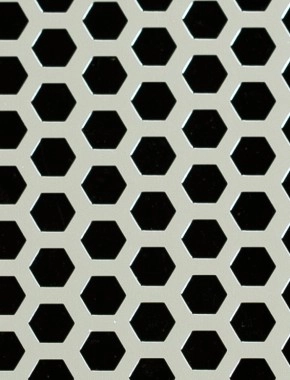 Honeycomb Silver anodised 1X.665m with no backing mesh 0