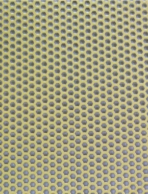 Honeycomb Gold anodised 2 X 1m with black backing mesh 1