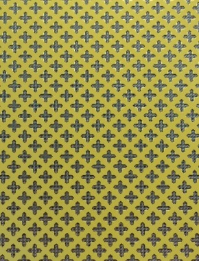 Small Cross Gold anodised 2 X 1m with stainless backing mesh 1