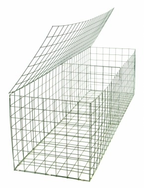 gabion basket Green PE 3mm 2m x 0.5m x 0.5m 0
