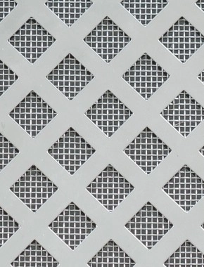 Lattice stainless 2 X 1m with stainless backing mesh 0