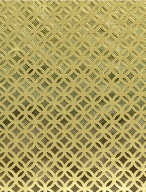 Inner Circle brass 1X.665m with brass backing mesh cut to size 1
