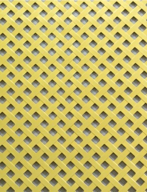 Rye Gold anodised 1X.665m with black backing mesh cut to size 1