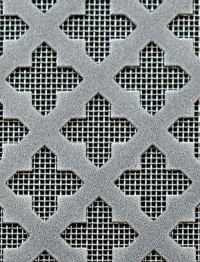 Fancy Cross pewter 2 X 1m with stainless backing mesh cut to size 0