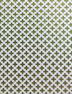 Small Cross Silver anodised 2 X 1m with brass backing mesh cut to size 1