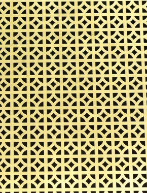 Ockley brass 1X1m with no backing mesh cut to size 1