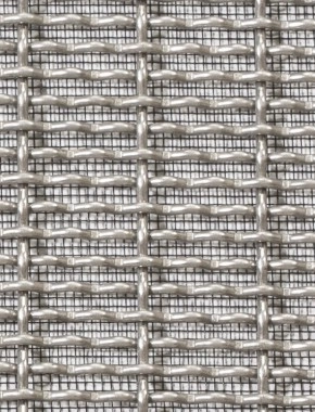 Crimped mesh 2 X 1 20 X 3 SS3162 SQUAREBLACKmesh