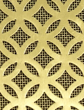 Inner Circle brass 1X1m with brass backing mesh cut to size 0