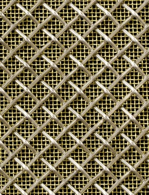 Crimped mesh 1X1 5 X 5 SS3161.6 DIAMONDBRASSmesh cut to size