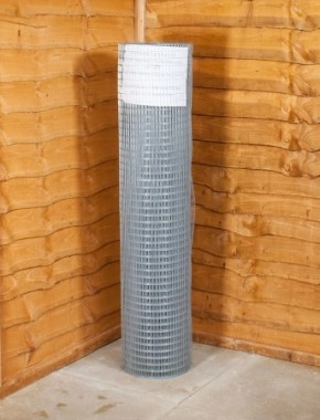 galvanised weld mesh 1 x 1/2 19G 4ft x 30m 1