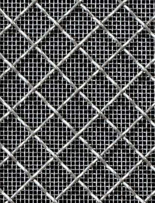 Crimped mesh 2 X 1 10X10 SS3161.2 DIAMONDSTAINLESS STEELmesh 0