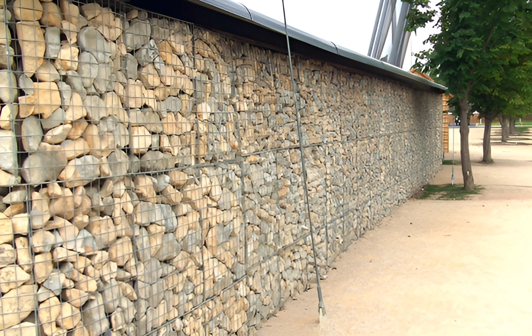 Gabion Stone Wall