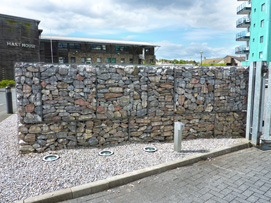 Uplit gabion wall Uplit gabion wall