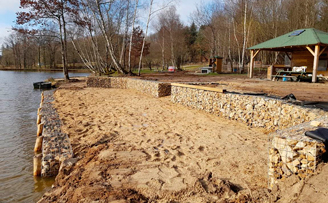 Gabion Fishing Platform France Gabion Fishing Platform France